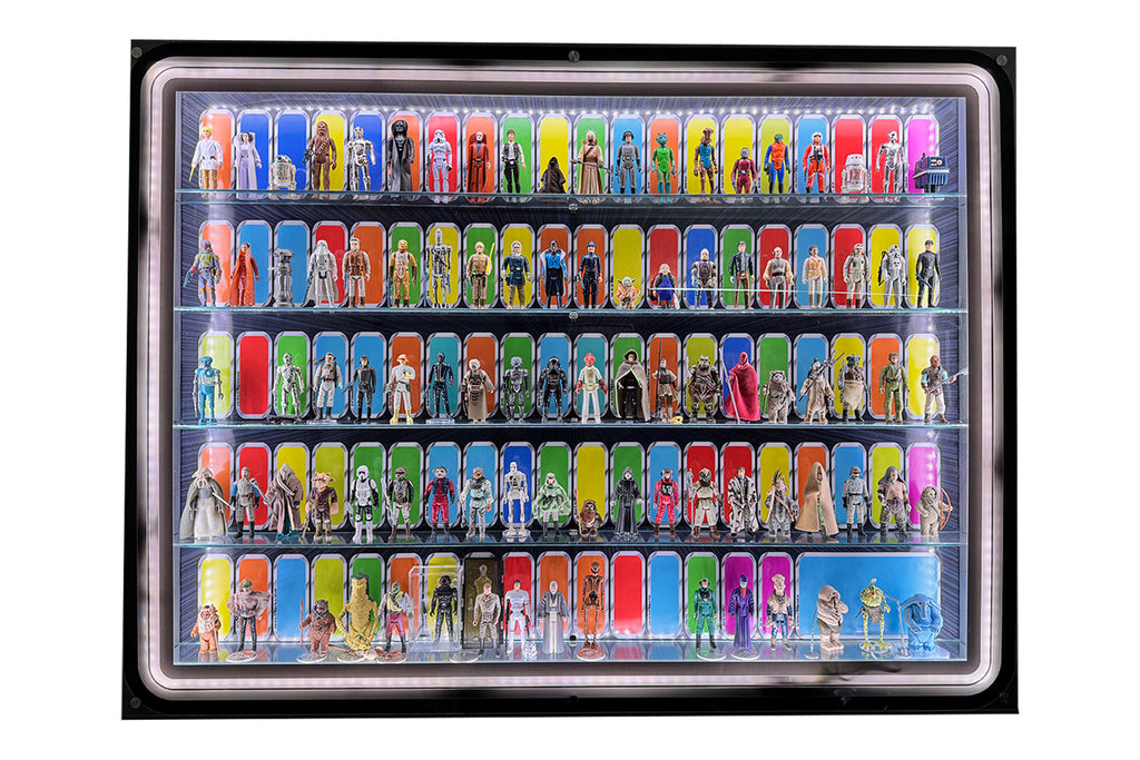 Drakon Frame A0 - Star Wars 96 Figure Premium Display Cabinet (Wall-Mounted Collectors Frame)