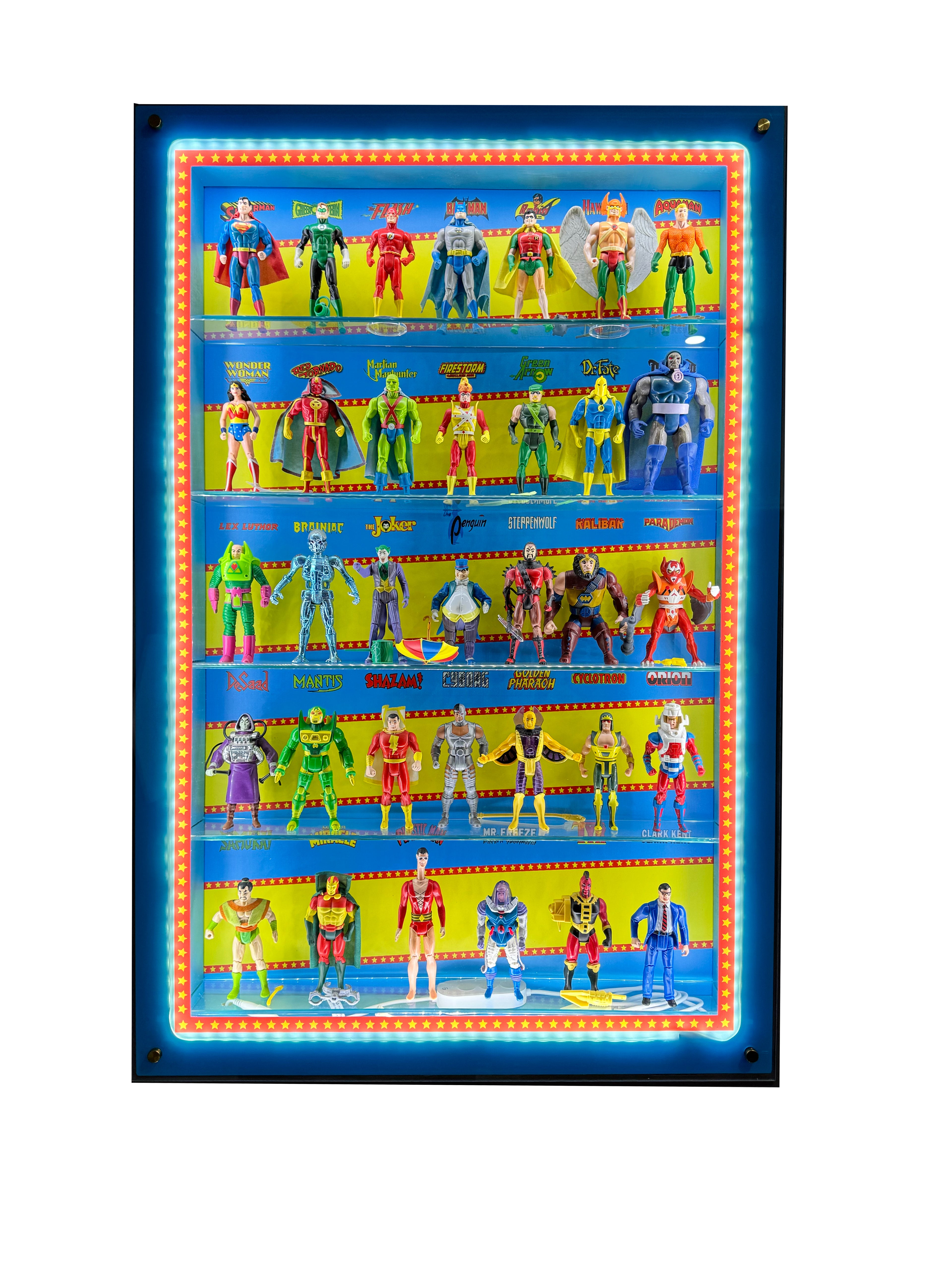 Drakon Frame A1 – DC Super Powers Display Cabinet (Wall-Mounted Collectors Frame)