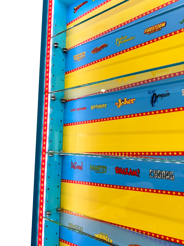 Drakon Frame A1 – DC Super Powers Display Cabinet (Wall-Mounted Collectors Frame)
