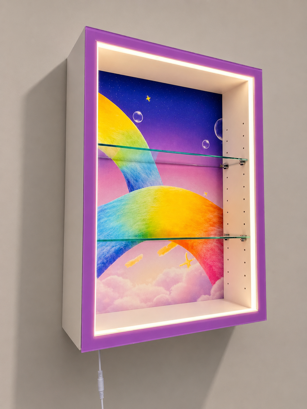 Drakon Frame A2 – Pop Mart Style Display Cabinet (Wall-Mounted Collectors Frame)