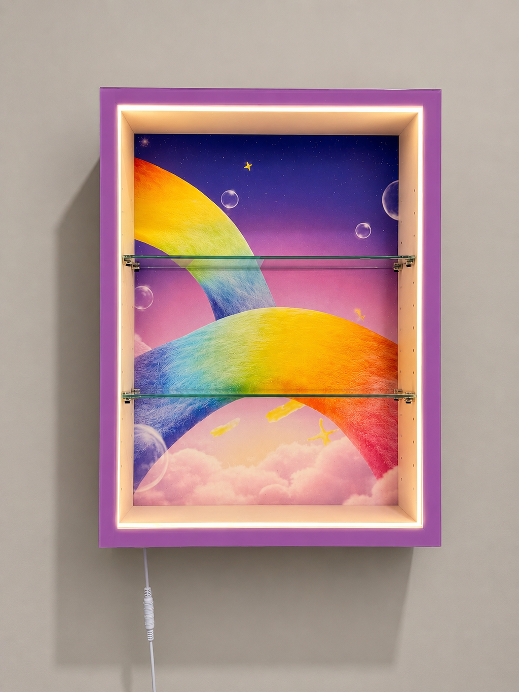 Drakon Frame A2 – Pop Mart Style Display Cabinet (Wall-Mounted Collectors Frame)